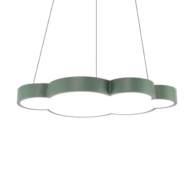 Floating Cloud Hanging Light Nordic Style Acrylic Pendant Light for Dining Room Clearhalo 'Ceiling Lights' 'Chandeliers' Lighting' options 193058