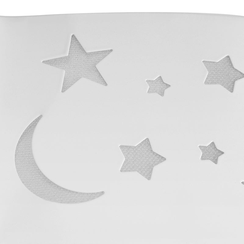 Modern Etched Star Ceiling Mount Light Acrylic White LED Ceiling Lamp for Kid Bedroom Clearhalo 'Ceiling Lights' 'Close To Ceiling Lights' 'Close to ceiling' 'Flush mount' Lighting' 193074