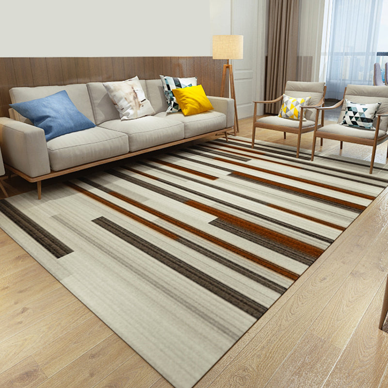 Colorful Geometric Pattern Contemporary Rug Polyester Pet Friendly Living Room Area Rugs Yellow Clearhalo 'Area Rug' 'Modern' 'Rugs' Rug' 1932691