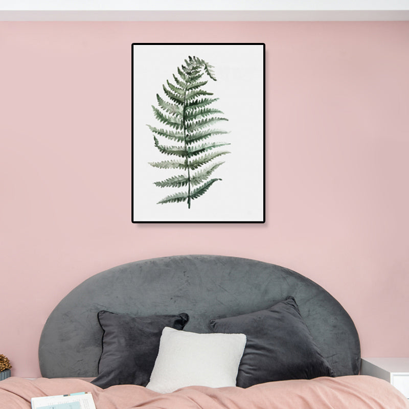 Minimalistic Botanics Canvas Print Soft Color Textured Wall Art for Kitchen, Multiple Sizes Light Green Clearhalo 'Art Gallery' 'Canvas Art' 'Contemporary Art Gallery' 'Contemporary Art' 'Minimalism' 'Minimalist Art Gallery' 'Scandinavian' Arts' 1933312