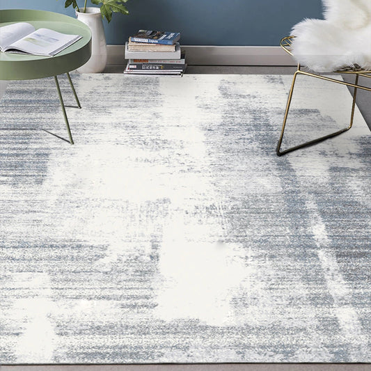 Stylish Abstract Rug Grey Industrial Rug Polyester Pet Friendly Washable Non-Slip Area Rug for Bedroom Clearhalo 'Area Rug' 'Modern' 'Rugs' Rug' 1933775