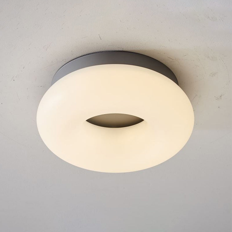 Corridor LED Ceiling Mount Light Minimal Grey/Coffee Flushmount with Round/Triangle Acrylic Shade Clearhalo 'Ceiling Lights' 'Close To Ceiling Lights' 'Close to ceiling' 'Flush mount' Lighting' 1934725