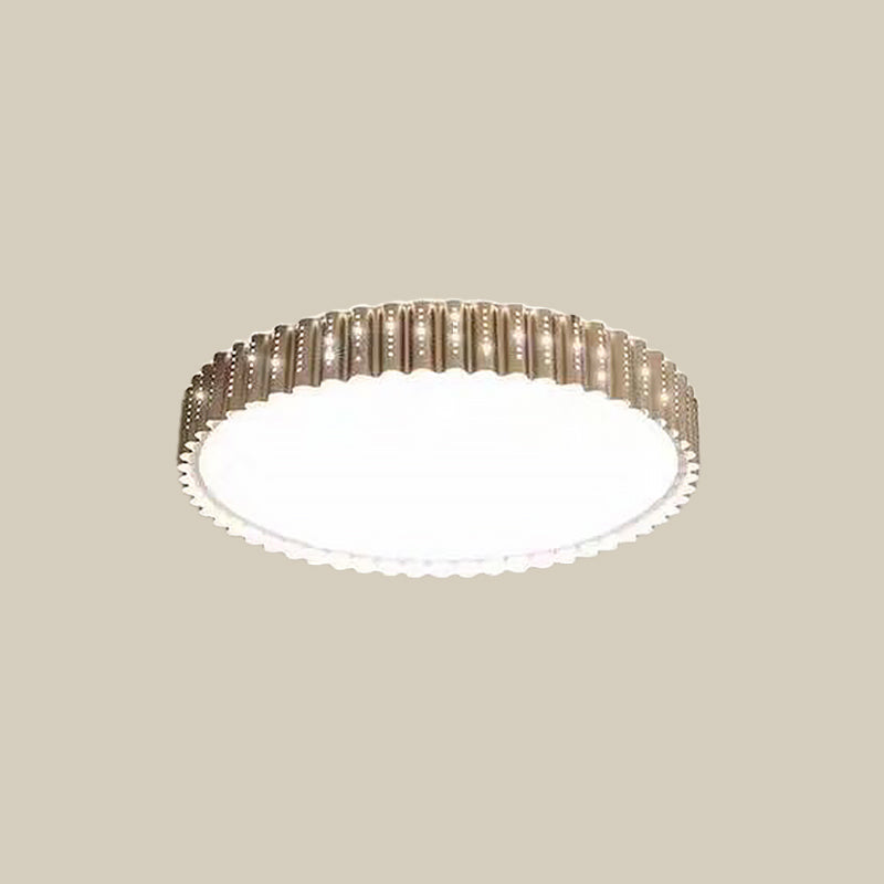 Square/Flower/Rectangle Flush Mount Light Modern Iron Gold LED Flushmount Ceiling Lamp in Warm/White Light with Circle Cutouts Clearhalo 'Ceiling Lights' 'Close To Ceiling Lights' 'Close to ceiling' 'Flush mount' Lighting' 1935027