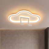 White/Pink Cloud Flush Light Fixture Creative Kids 19.5"/23.5" Wide LED Acrylic Ceiling Mount Lamp in Warm/White Light Clearhalo 'Ceiling Lights' 'Close To Ceiling Lights' 'Close to ceiling' 'Flush mount' Lighting' 1935481