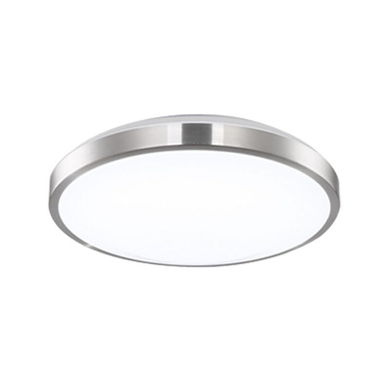 Acrylic Circular LED Ceiling Flush Minimalism Silver Flush Mounted Light for Bedroom, 10"/11"/16" Wide Clearhalo 'Ceiling Lights' 'Close To Ceiling Lights' 'Close to ceiling' 'Flush mount' Lighting' 1935604