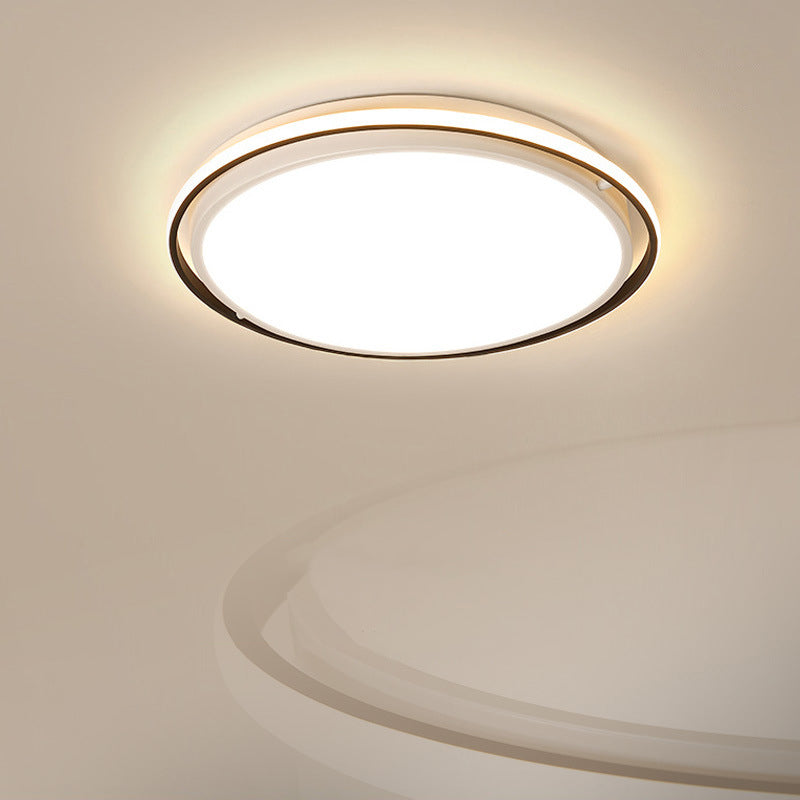 14"/18"/22" W Round Acrylic Flush Light Minimalism White LED Ceiling Flush Mount in Warm/White Light White Clearhalo 'Ceiling Lights' 'Close To Ceiling Lights' 'Close to ceiling' 'Flush mount' Lighting' 1935622