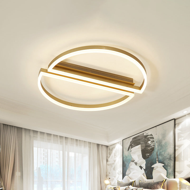 Cloud/Circle/Windmill Shaped Ceiling Lamp Modern Metal Kids Bedroom LED Flush Mount Light in Polished Gold Gold H Clearhalo 'Ceiling Lights' 'Close To Ceiling Lights' 'Close to ceiling' 'Flush mount' Lighting' 1936418