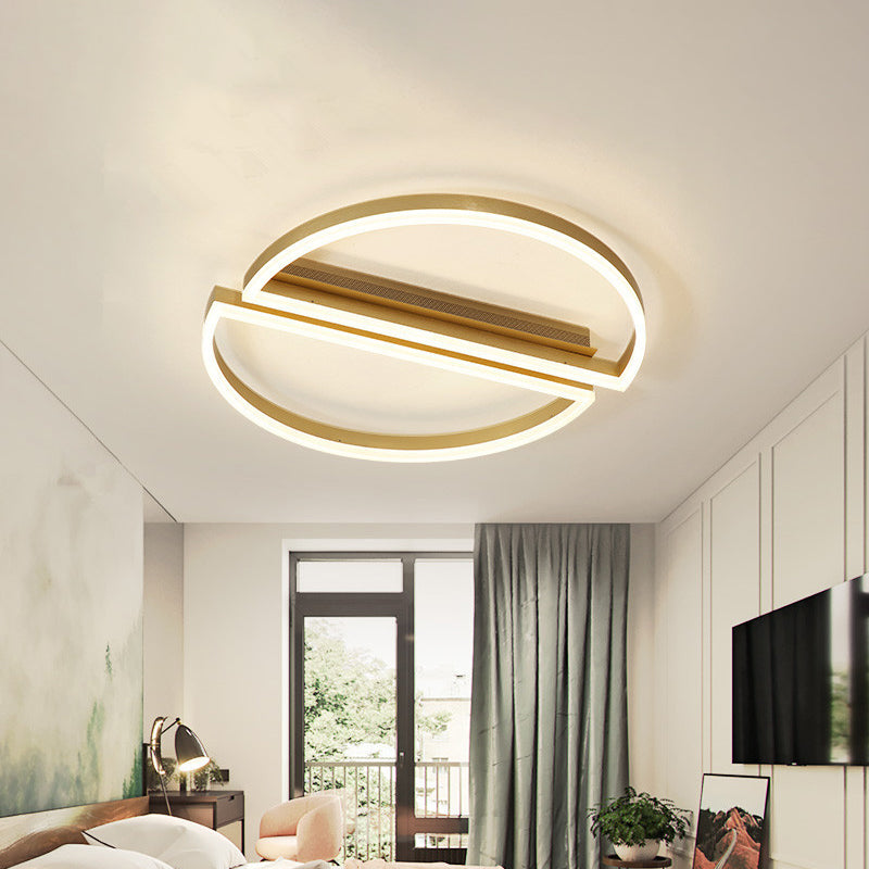 Cloud/Circle/Windmill Shaped Ceiling Lamp Modern Metal Kids Bedroom LED Flush Mount Light in Polished Gold Clearhalo 'Ceiling Lights' 'Close To Ceiling Lights' 'Close to ceiling' 'Flush mount' Lighting' 1936419