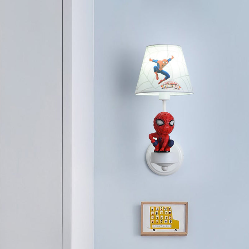 Resin Cartoon Character Wall Sconce Single Light Lovely Modern Sconce Light in Red Clearhalo 'Wall Lamps & Sconces' 'Wall Lights' Lighting' 193711