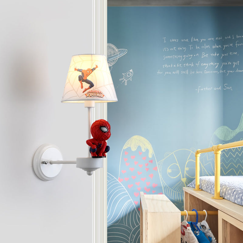 Resin Cartoon Character Wall Sconce Single Light Lovely Modern Sconce Light in Red Clearhalo 'Wall Lamps & Sconces' 'Wall Lights' Lighting' 193712