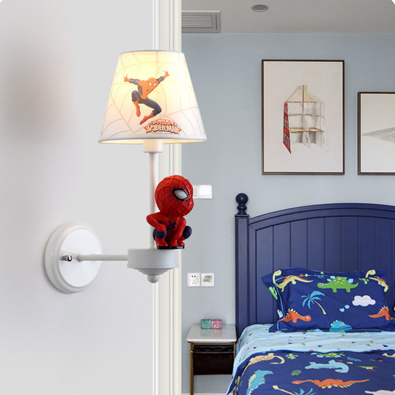 Resin Cartoon Character Wall Sconce Single Light Lovely Modern Sconce Light in Red Clearhalo 'Wall Lamps & Sconces' 'Wall Lights' Lighting' 193713