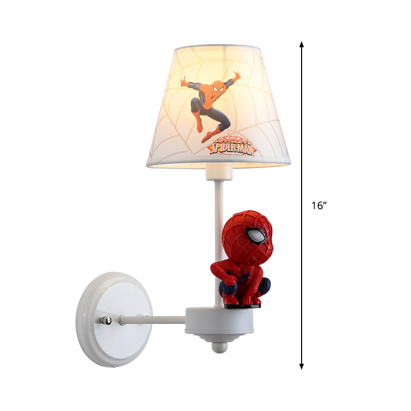 Resin Cartoon Character Wall Sconce Single Light Lovely Modern Sconce Light in Red Clearhalo 'Wall Lamps & Sconces' 'Wall Lights' Lighting' 193715