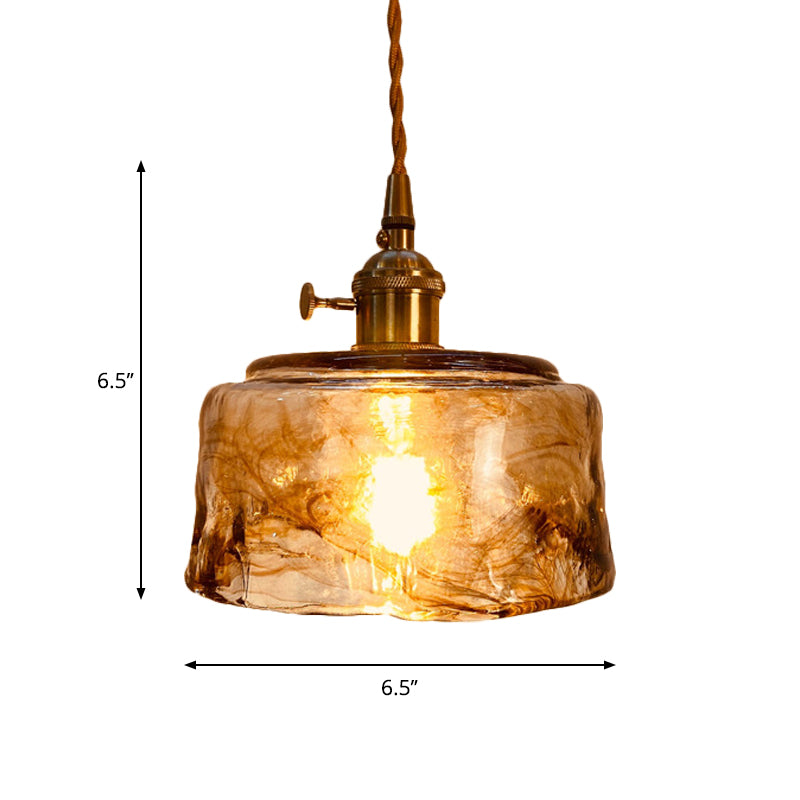 Trapezoid/Cone/Cuboid Hanging Light Modernist Amber Alabaster Glass 1 Light Brass Down Lighting Pendant for Dining Room Clearhalo 'Ceiling Lights' 'Glass shade' 'Glass' 'Modern Pendants' 'Modern' 'Pendant Lights' 'Pendants' Lighting' 1937167