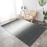 Blue Casual Rug Polyester Ombre Pattern Rug Washable Area Rug for Living Room Black Clearhalo 'Area Rug' 'Modern' 'Rugs' Rug' 1946703