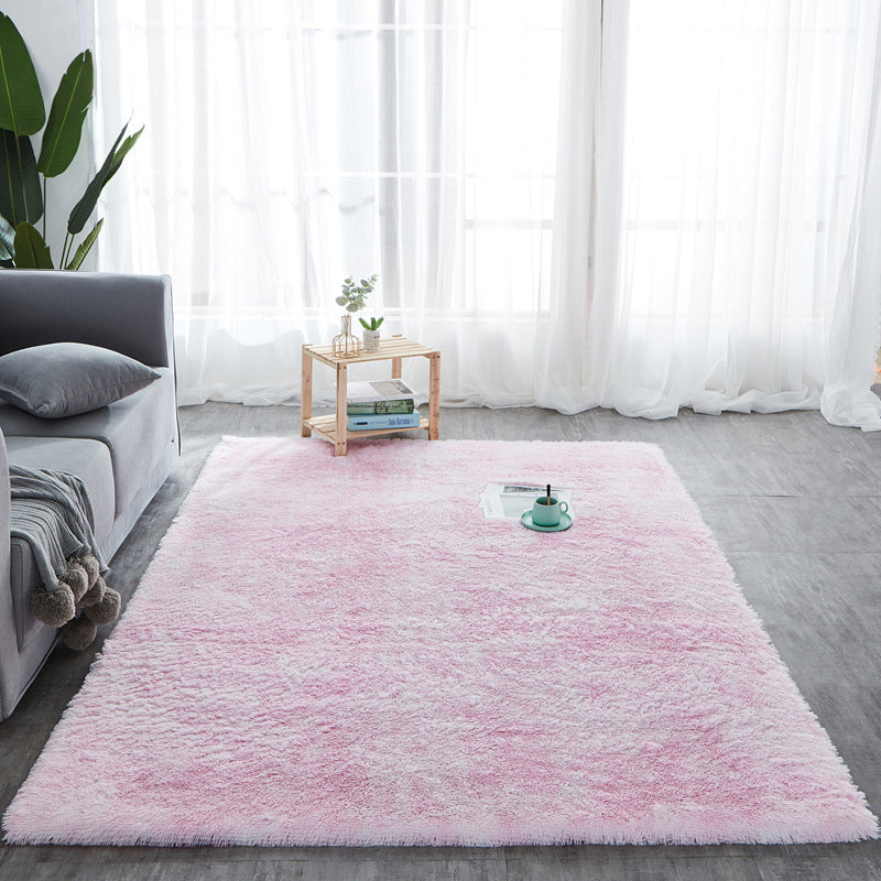 Pink and Grey Bedroom Rug Casual Ikat Pattern Area Rug Polyester Stain-Resistant Non-Slip Carpet Light Pink Clearhalo 'Area Rug' 'Casual' 'Rugs' Rug' 1947459