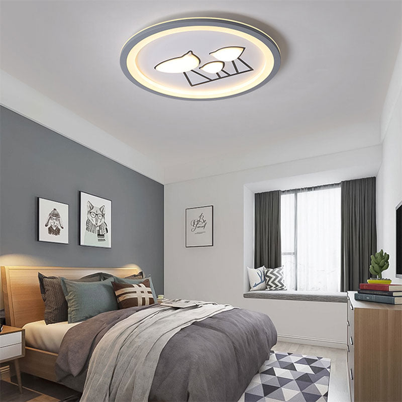 Nordic Flush Mount Ceiling Light Acrylic LED Flush Ceiling Lights for Living Room Clearhalo 'Ceiling Lights' 'Close To Ceiling Lights' 'Close to ceiling' 'Flush mount' Lighting' 194892