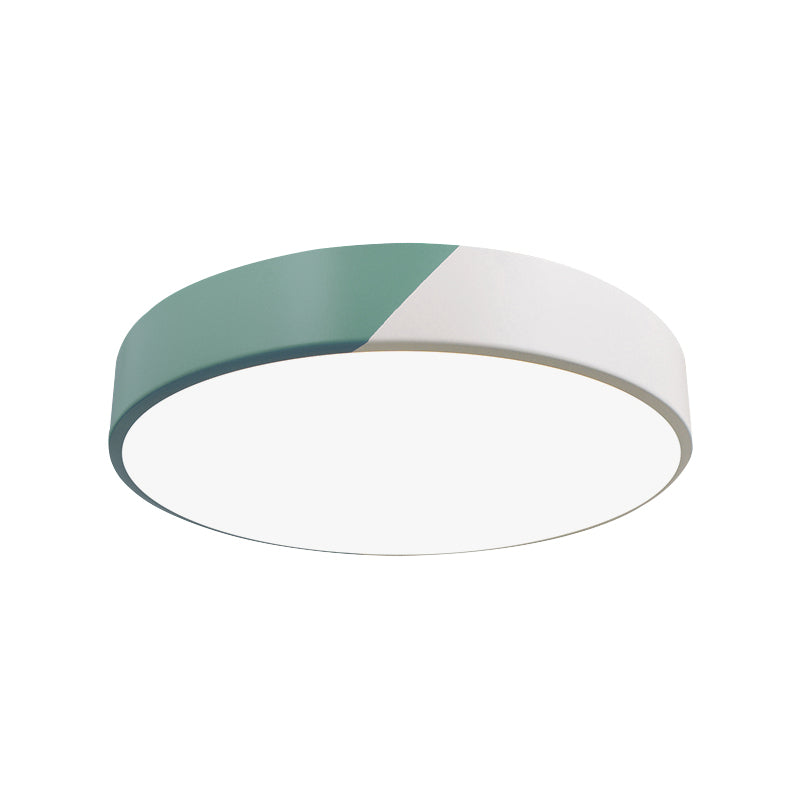 Slim Panel Round Flush Mount Light Nordic Design Acrylic Ceiling Lamp for Dining Room Clearhalo 'Ceiling Lights' 'Close To Ceiling Lights' 'Close to ceiling' 'Flush mount' Lighting' 195556