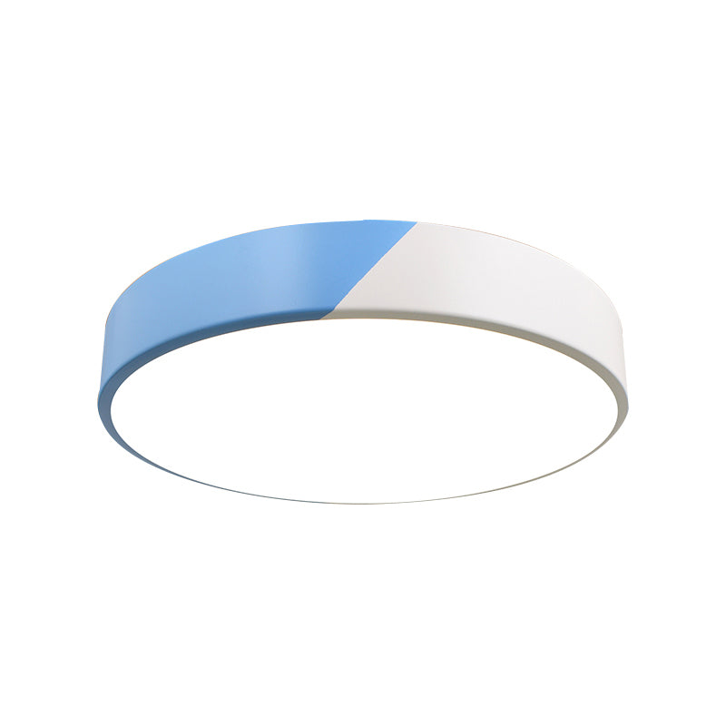 Slim Panel Round Flush Mount Light Nordic Design Acrylic Ceiling Lamp for Dining Room Clearhalo 'Ceiling Lights' 'Close To Ceiling Lights' 'Close to ceiling' 'Flush mount' Lighting' 195560