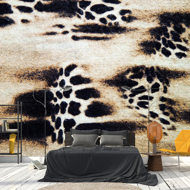 Wild Animal Print Mural Decal Contemporary Decorative Living Room Wall Art, Custom Printed Clearhalo 'Wall Decor' 'Wall Mural' 1957312