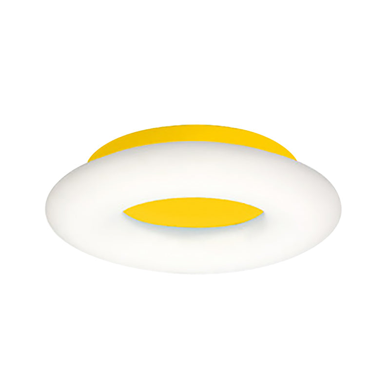 Cartoon Doughnut Flush Mount Ceiling Fixture Acrylic Ceiling Light Fixture for Kindergarten Clearhalo 'Ceiling Lights' 'Close To Ceiling Lights' 'Close to ceiling' 'Flush mount' Lighting' 196238