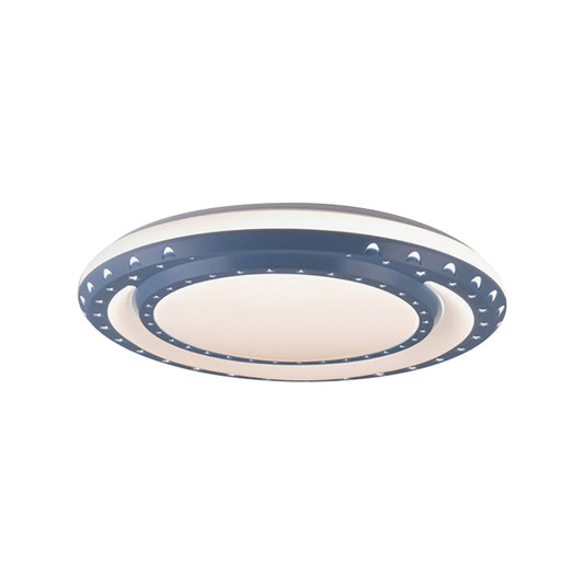 Acrylic Round LED Flush Ceiling Lights Art Deco Flush Mount Ceiling Light for Nursing Room Clearhalo 'Ceiling Lights' 'Close To Ceiling Lights' 'Close to ceiling' 'Flush mount' Lighting' 196489