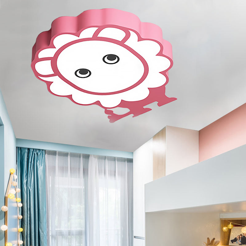 Kindergarten Animal Ceiling Light Fixture Acrylic Cartoon Flush Mount Ceiling Light Clearhalo 'Ceiling Lights' 'Close To Ceiling Lights' 'Close to ceiling' Lighting' 196700