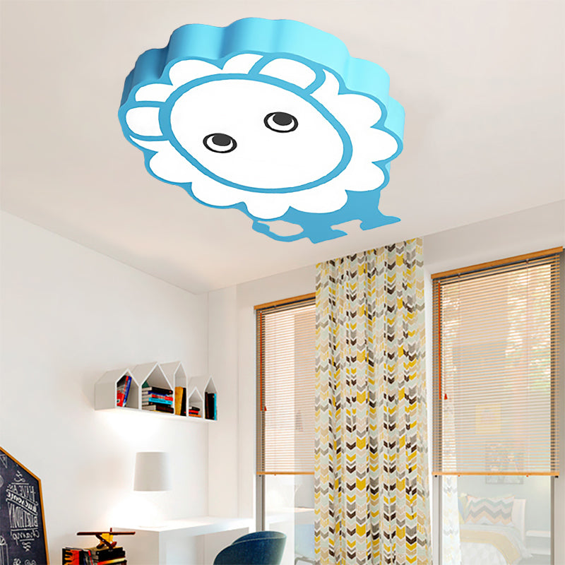 Kindergarten Animal Ceiling Light Fixture Acrylic Cartoon Flush Mount Ceiling Light Clearhalo 'Ceiling Lights' 'Close To Ceiling Lights' 'Close to ceiling' Lighting' 196704