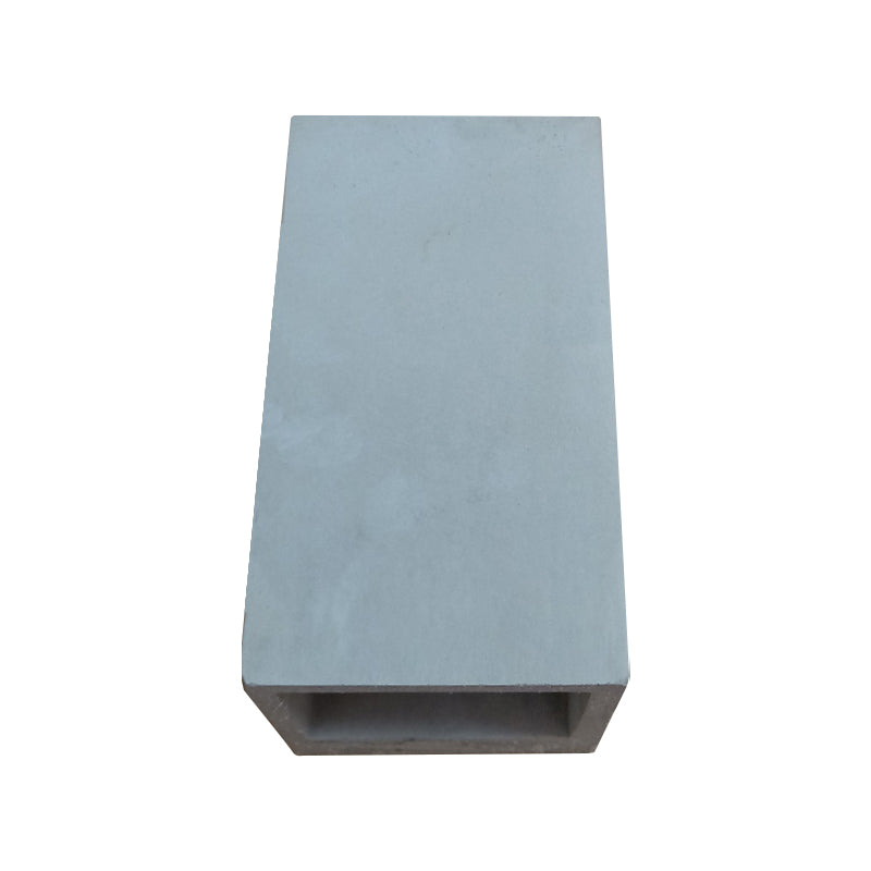 Cube/Cuboid Cement Flush Mount Wall Light Nordic 1 Head Grey Up Down Sconce Light for Stairs, 4"/5"/7" Wide Clearhalo 'Modern wall lights' 'Modern' 'Wall Lamps & Sconces' 'Wall Lights' Lighting' 1968140