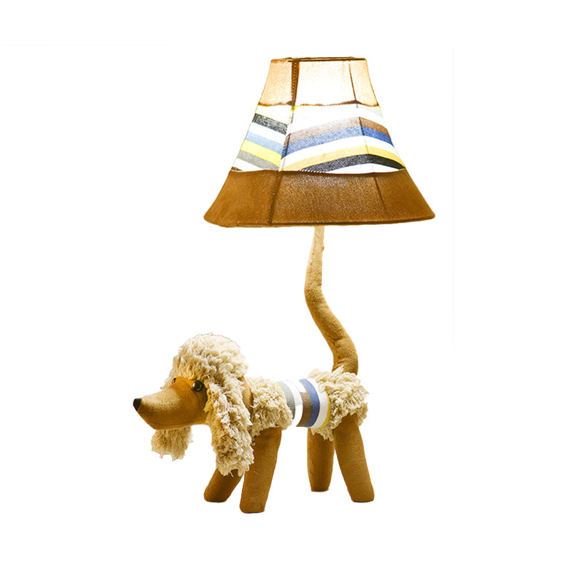 1 Light Cartoon Reading Light Animal Fabric Desk Light for Child Bedroom Clearhalo 'Lamps' 'Table Lamps' Lighting' 197191