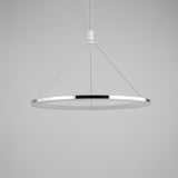 White Ring Pendant Light Fixture Simple 1/3/5-Head Acrylic Ceiling Suspension Lamp, 8"/12" Wide Clearhalo 'Ceiling Lights' 'Modern Pendants' 'Modern' 'Pendant Lights' 'Pendants' Lighting' 1972624