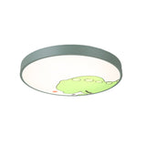 Acrylic Round Ceiling Light Fixture Cartoon Flush Mount Ceiling Light for Living Room Clearhalo 'Ceiling Lights' 'Close To Ceiling Lights' 'Close to ceiling' 'Flush mount' Lighting' 197681