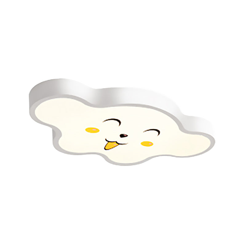 Cloud-Themed Kid Bedroom Ceiling Flush Mount Acrylic Cartoon Flush Mount Ceiling Light Clearhalo 'Ceiling Lights' 'Close To Ceiling Lights' 'Close to ceiling' 'Flush mount' Lighting' 197904