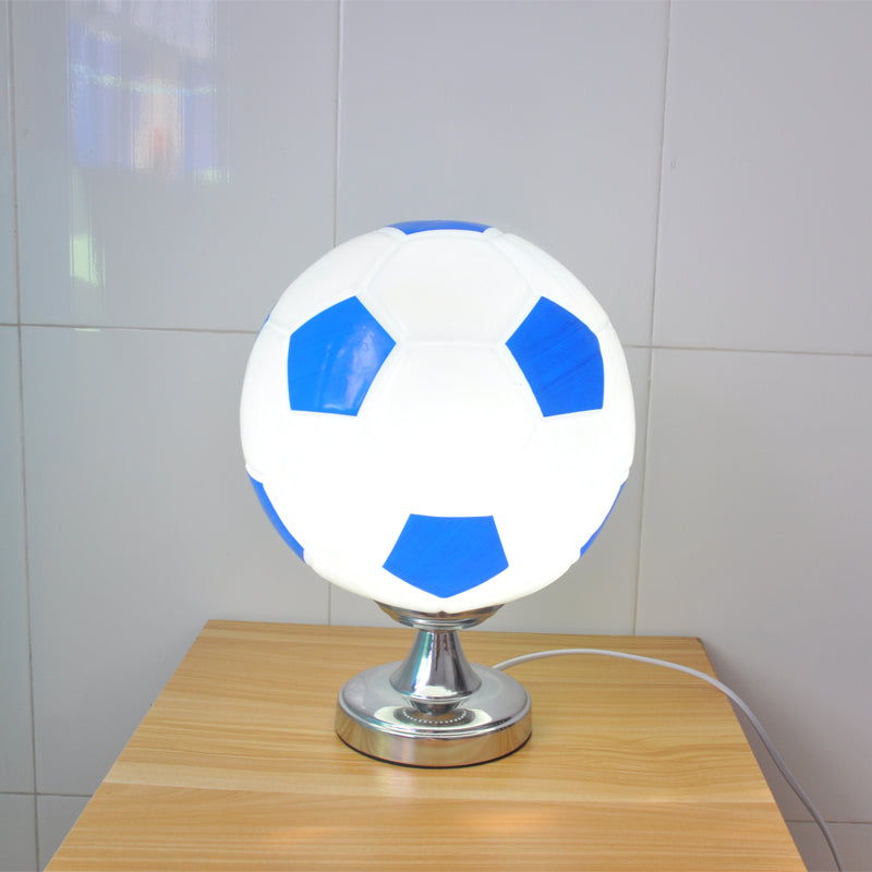 Study Room Football Table Light Opal Glass 1 Head Sport Stylish Reading Light Clearhalo 'Lamps' 'Table Lamps' Lighting' 198000