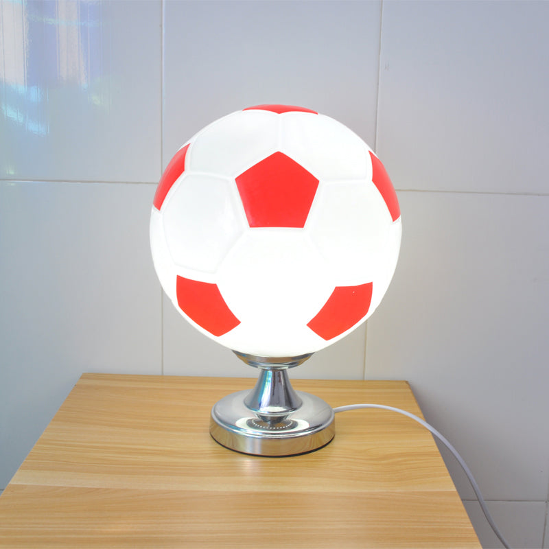 Study Room Football Table Light Opal Glass 1 Head Sport Stylish Reading Light Clearhalo 'Lamps' 'Table Lamps' Lighting' 198004