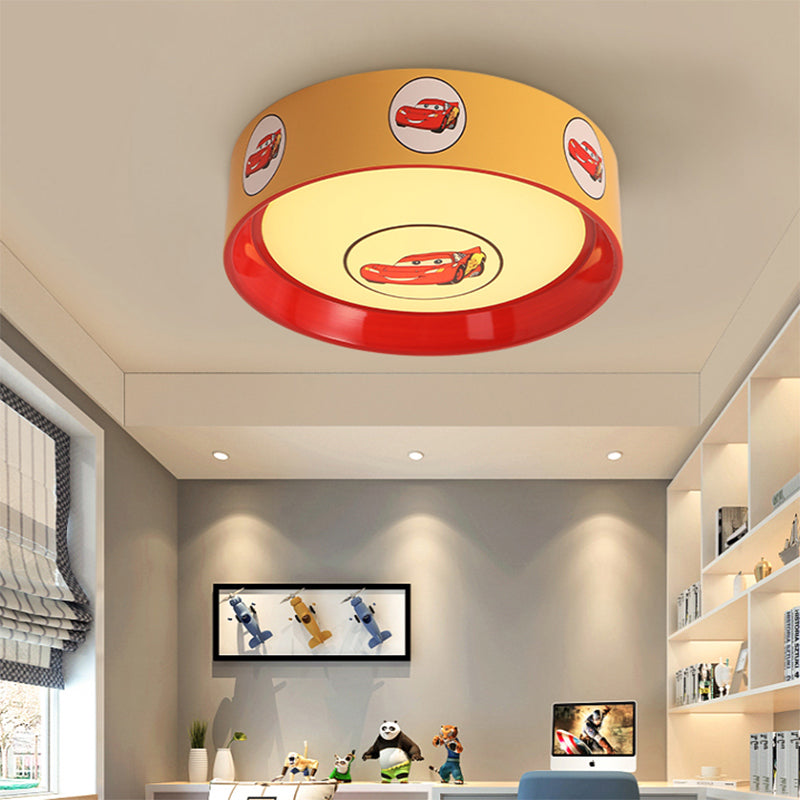 Chic Modern Round Ceiling Light Fixture Acrylic Flush Mount Ceiling Light for Kid Bedroom Clearhalo 'Ceiling Lights' 'Close To Ceiling Lights' 'Close to ceiling' 'Flush mount' Lighting' 198129