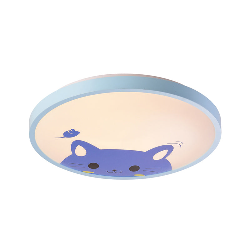 Kindergarten Circular Ceiling Light Fixture Acrylic Modern Flush Mount Ceiling Light Clearhalo 'Ceiling Lights' 'Close To Ceiling Lights' 'Close to ceiling' 'Flush mount' Lighting' 198162