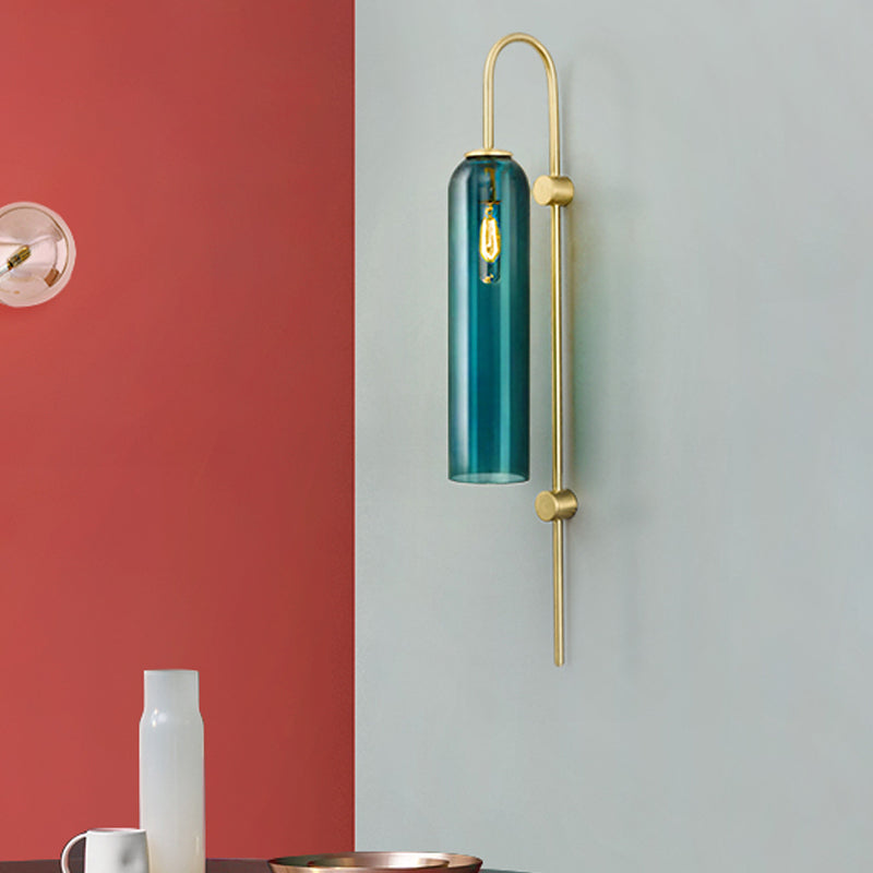 Postmodern Orbit/Ellipse/Circle Wall Lamp Metal 1 Light Living Room Wall Mounted Lighting in Gold Clearhalo 'Cast Iron' 'Glass' 'Industrial' 'Modern wall lights' 'Modern' 'Tiffany' 'Traditional wall lights' 'Wall Lamps & Sconces' 'Wall Lights' Lighting' 1981856