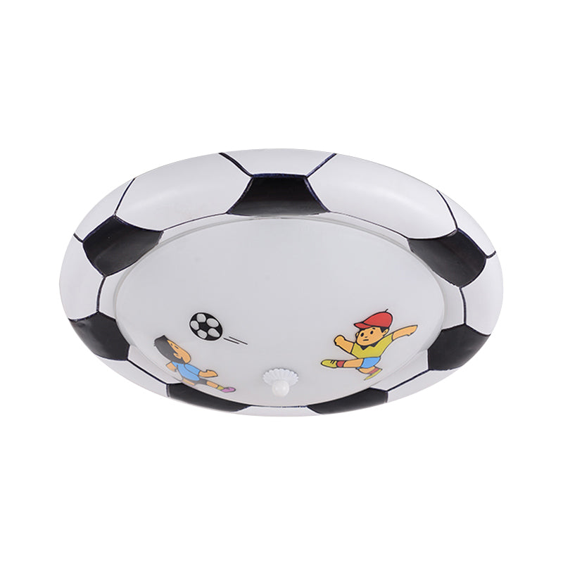 Soccer Ball Bedroom Ceiling Light Fixture Acrylic Chic Modern Ceiling Light Clearhalo 'Ceiling Lights' 'Close To Ceiling Lights' 'Close to ceiling' 'Flush mount' Lighting' 198194