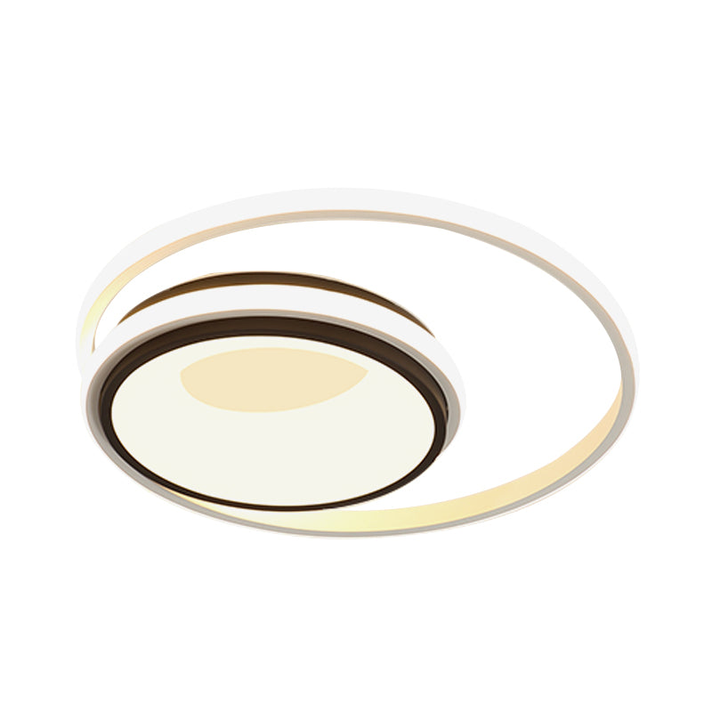 Circle Nursing Room Ceiling Mount Light Acrylic Contemporary Eye-Caring LED Ceiling Fixture Clearhalo 'Ceiling Lights' 'Close To Ceiling Lights' 'Close to ceiling' 'Flush mount' Lighting' 198456