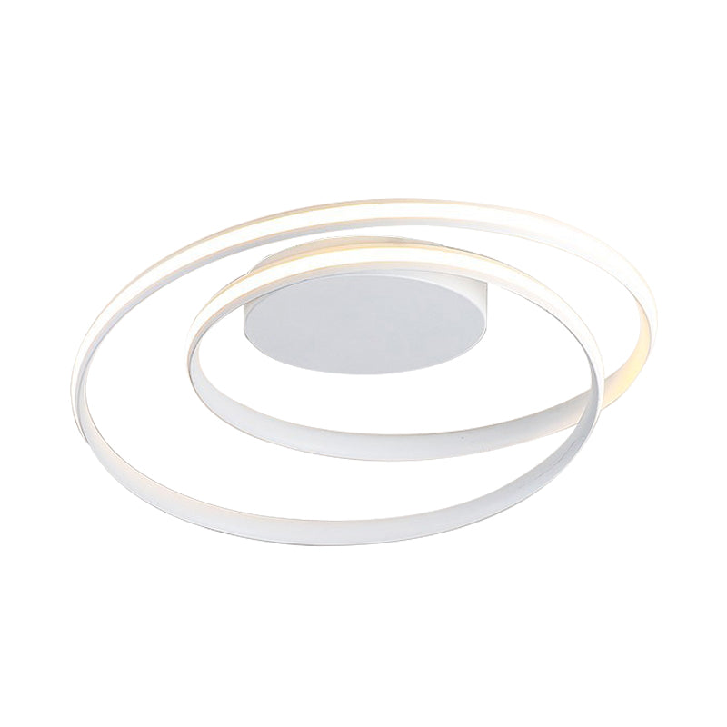 Acrylic Strap Circle Ceiling Mount Light Kid Bedroom Hallway Modern LED Ceiling Lamp Clearhalo 'Ceiling Lights' 'Close To Ceiling Lights' 'Close to ceiling' 'Flush mount' Lighting' 198504