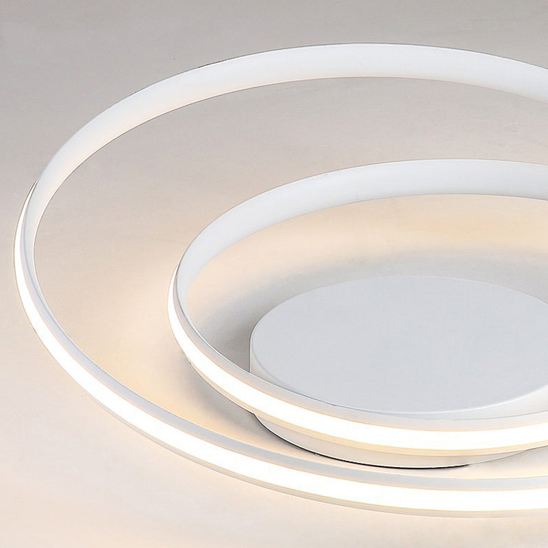 Acrylic Strap Circle Ceiling Mount Light Kid Bedroom Hallway Modern LED Ceiling Lamp Clearhalo 'Ceiling Lights' 'Close To Ceiling Lights' 'Close to ceiling' 'Flush mount' Lighting' 198506