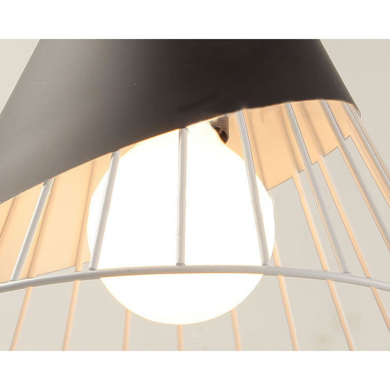 Modernism Cone Pendant Light 1 Light Aluminum and Wood Pendant Ceiling Light in Black/Blue for Dining Table Clearhalo 'Ceiling Lights' 'Modern Pendants' 'Modern' 'Pendant Lights' 'Pendants' Lighting' 19885