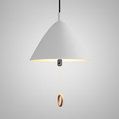 10.5"/13"/16" Wide 1 Head Umbrella Pendant Light with Cone Shade Modern Metal Hanging Lamp for Hotel Kitchen White Clearhalo 'Ceiling Lights' 'Modern Pendants' 'Modern' 'Pendant Lights' 'Pendants' Lighting' 1_ed25d63d-9dfe-4224-a2a9-a422b1816c4c