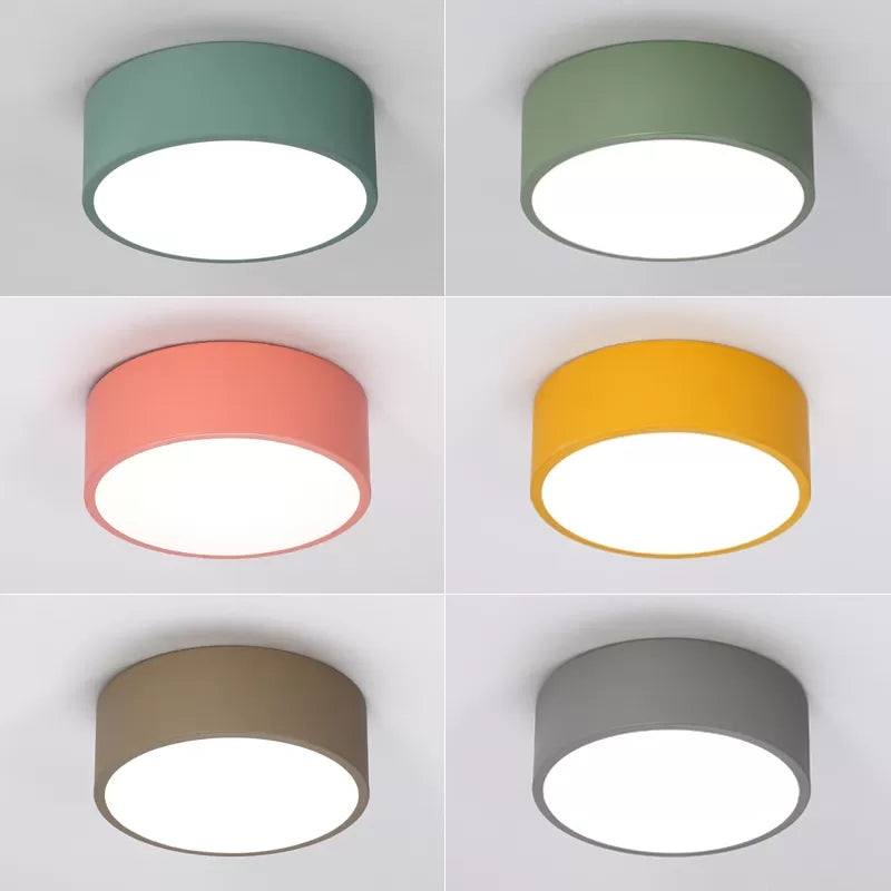 Acrylic Round Small Ceiling Lamp Nordic Stylish Flush Ceiling Light for Kindergarten Bathroom Clearhalo 'Ceiling Lights' 'Close To Ceiling Lights' 'Close to ceiling' 'Flush mount' Lighting' 20046