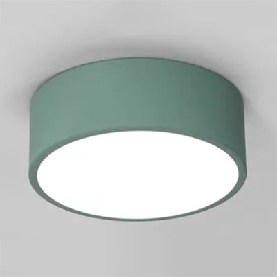 Acrylic Round Small Ceiling Lamp Nordic Stylish Flush Ceiling Light for Kindergarten Bathroom Blue Clearhalo 'Ceiling Lights' 'Close To Ceiling Lights' 'Close to ceiling' 'Flush mount' Lighting' 20047