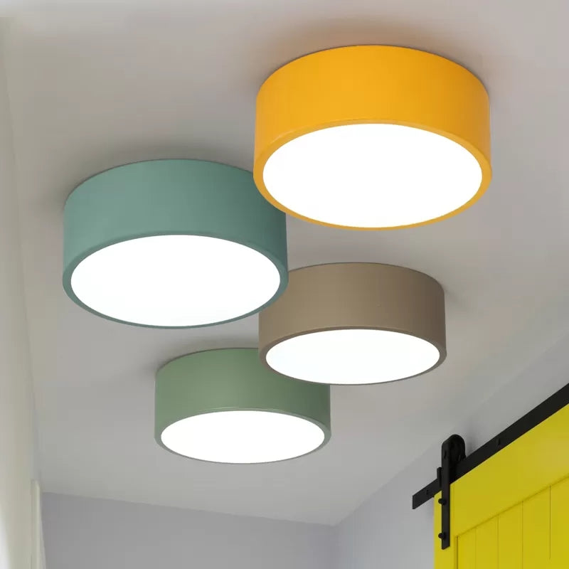 Acrylic Round Small Ceiling Lamp Nordic Stylish Flush Ceiling Light for Kindergarten Bathroom Clearhalo 'Ceiling Lights' 'Close To Ceiling Lights' 'Close to ceiling' 'Flush mount' Lighting' 20048