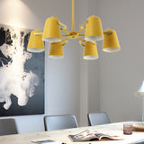 Bell Shade Living Room Hanging Lighting Iron Modern Fashion Pendant Chandelier Clearhalo 'Ceiling Lights' 'Chandeliers' Lighting' options 200765
