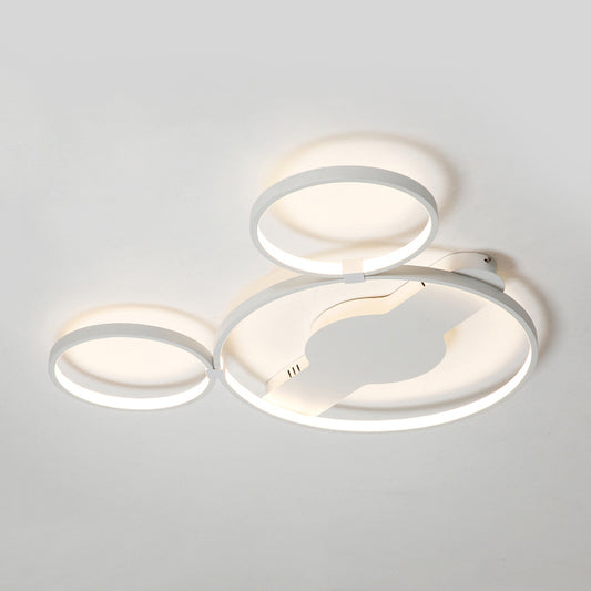 Cartoon Mouse Flush Light Modern Acrylic LED Ring Flush Mount Ceiling Light for Kids Clearhalo 'Ceiling Lights' 'Close To Ceiling Lights' 'Close to ceiling' 'Semi-flushmount' Lighting' 201020