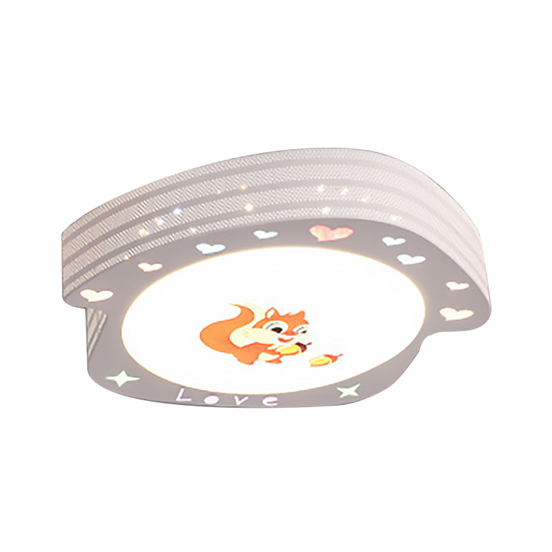 Acrylic Round Ceiling Light Fixture Modern Flush Mount Ceiling Light in White for Bedroom Clearhalo 'Ceiling Lights' 'Close To Ceiling Lights' 'Close to ceiling' 'Flush mount' Lighting' 201051