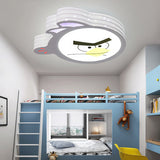 Cartoon Shape Kid Bedroom Flush Mount Ceiling Light Acrylic Modern Ceiling Light Fixture in White White B Clearhalo 'Ceiling Lights' 'Close To Ceiling Lights' 'Close to ceiling' 'Flush mount' Lighting' 201058